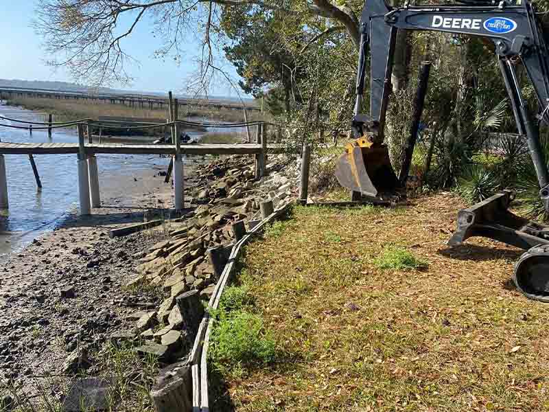 Seawall Repair in Kingsland, GA