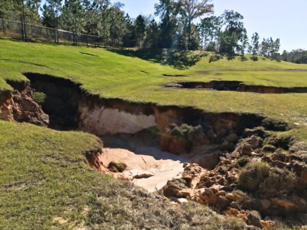 Sinkhole Remediation in Kingsland, GA