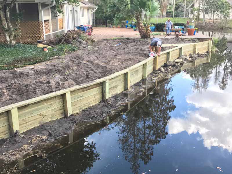 Seawall Repair in Kingsland, GA