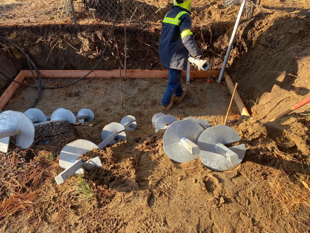 Helical Pier Installation in Kingsland, GA