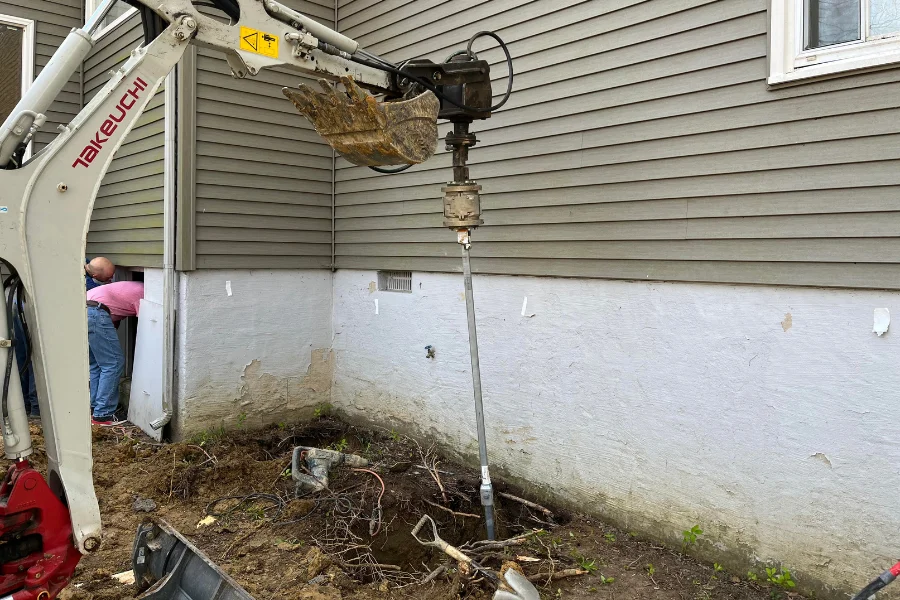 Helical Pier Installation in Kingsland, GA